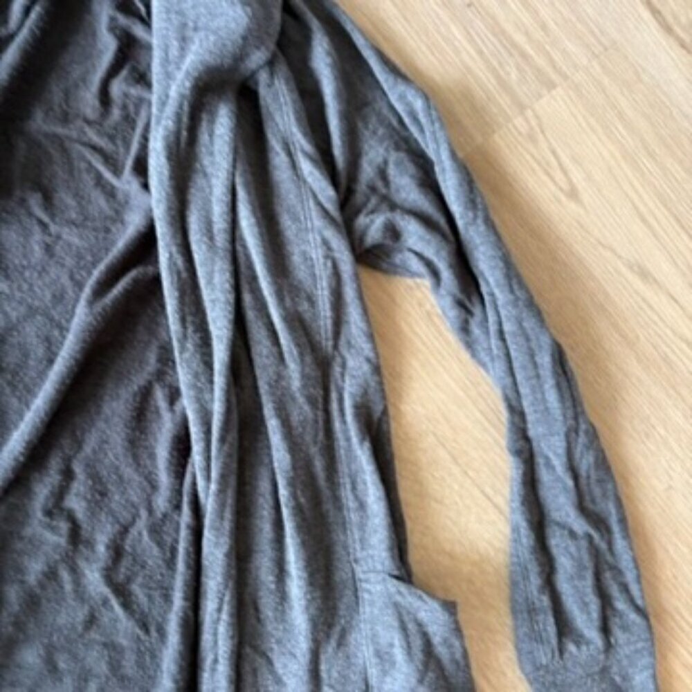 ** Athleta Studio Wrap Charcoal Heather Gray Small - Picture 5 of 10